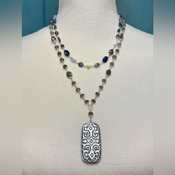 🔹HOST PICK🔹Rosary chain necklace and bracelet set - Picture 3 of 15